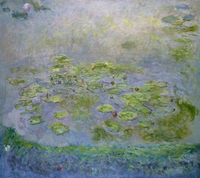Näckrosor - Målning av Claude Monet (1840-1926), olja på duk av Claude Monet