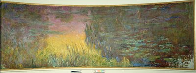 Näckrosorna, solnedgången Målning av Claude Monet (1840-1926) 1914-1926 Diptyk om 2 x 3 m varje del. Paris. Orangeriemuseet av Claude Monet