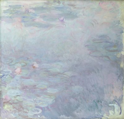 Ljusfärgade nymfeor av Claude Monet