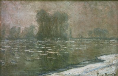 Matin brumeux, débâcle (Is i en dimmig morgon) av Claude Monet