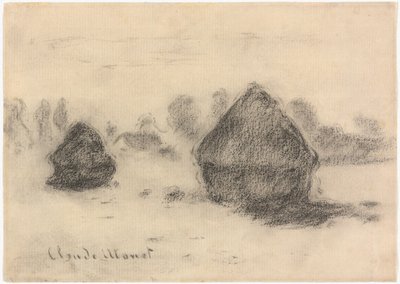 Monet - Högar av vete, 1891, 2013.986 av Claude Monet