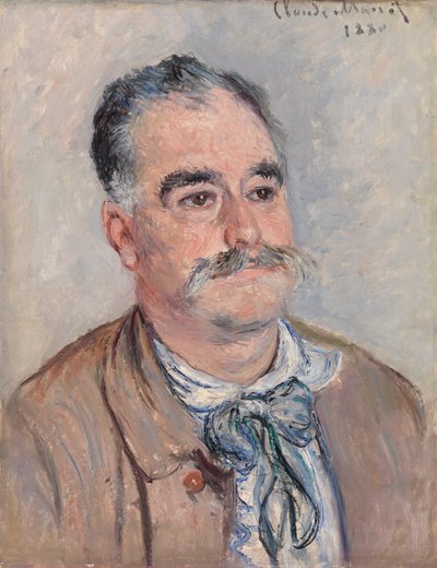 Monsieur Coqueret (Fader) (Porträtt av Monsieur Coqueret [Fader]) av Claude Monet