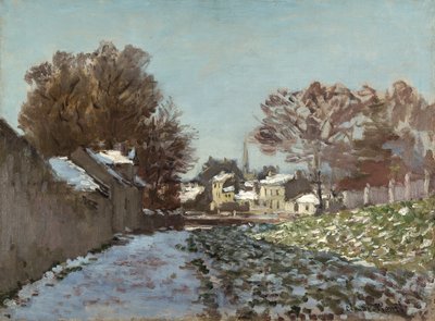 Snö i Argenteuil av Claude Monet