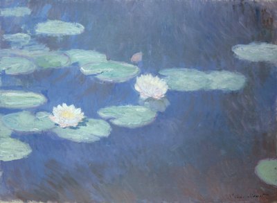 Nympheas, ca 1916-19 (olja på duk) av Claude Monet