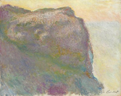På klippan, Petit D"Ailly; På klippan, vid Petit Ailly, 1896 av Claude Monet