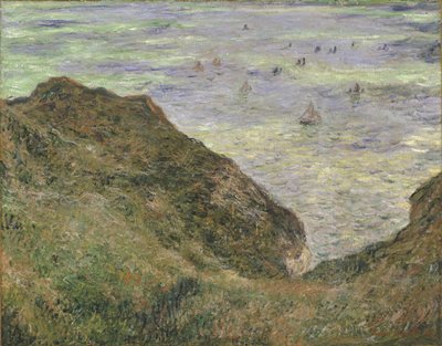På klippan vid Pourville av Claude Monet