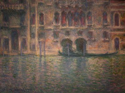 Palazzo da Mula, Venedig av Claude Monet