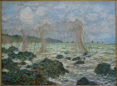 Pourville fiskepark av Claude Monet