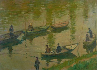 Fiskare på Seine vid Poissy Fiskare på Seine vid Poissy, 1882. av Claude Monet
