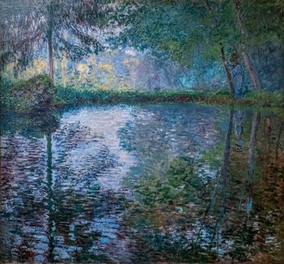 Damm vid Montgeron av Claude Monet