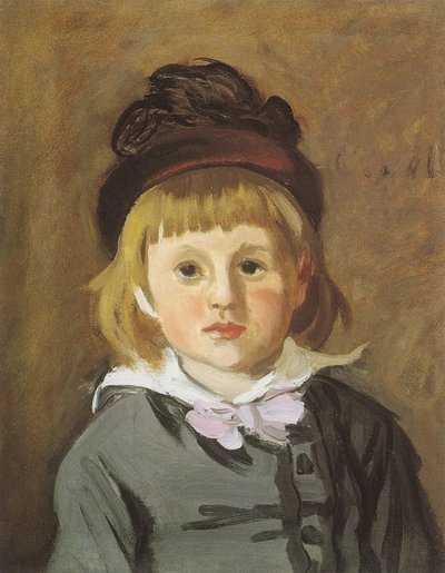 Porträtt av Jean Monet, ca 1872. av Claude Monet