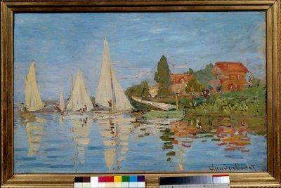 Regatta i Argenteuil av Claude Monet