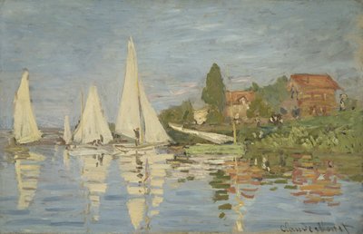 Regattas at Argenteuil av Claude Monet