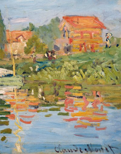 Regattor i Argenteuil, ca 1872 (olja på duk) (detalj) av Claude Monet