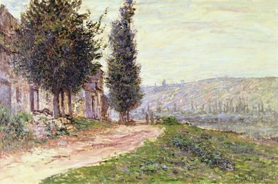 Flodstrand vid Lavacourt, 1879 av Claude Monet