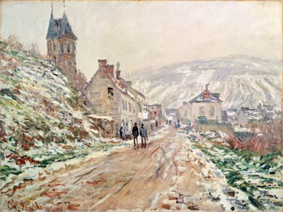 Road in Vetheuil på vintern av Claude Monet (1840-1926) av Claude Monet