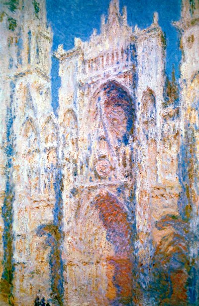 Rouens katedral, Harmoni i blått och guld, 1894 av Claude Monet