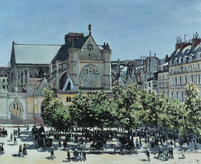 Saint-Germain the Auxerrois, 1867 av Claude Monet