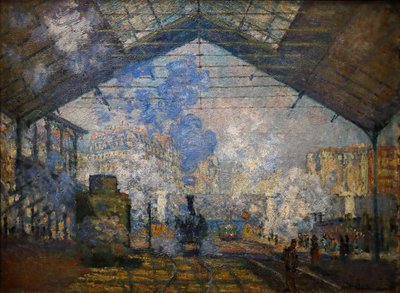 Saint-Lazare station av Claude Monet