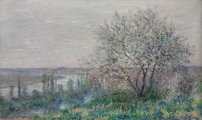 Vårstämning i Vétheuil, 1880 av Claude Monet