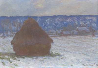 Stack av vete av Claude Monet