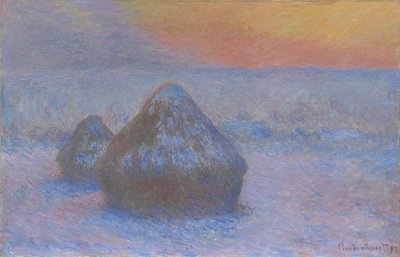 Högar av vete av Claude Monet