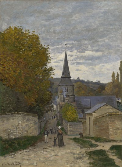Gata i Sainte-Adresse, 1867 av Claude Monet