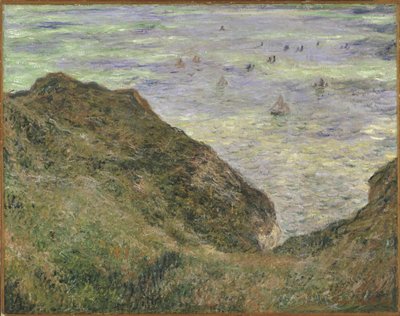 På klippan vid Pourville - På klippan vid Pourville - Monet, Claude (1840-1926) - 1882 - Olja på duk - 64x82 - Nationalmuseum Stockholm av Claude Monet