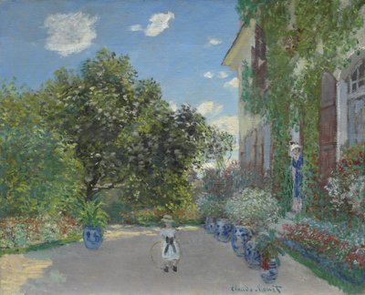 Konstnärens hus i Argenteuil, 1873 av Claude Monet