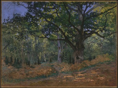 Bodmer-ek, Fontainebleau-skogen, 1865 av Claude Monet