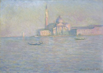 Kyrkan San Giorgio Maggiore, Venedig (olja på duk) av Claude Monet