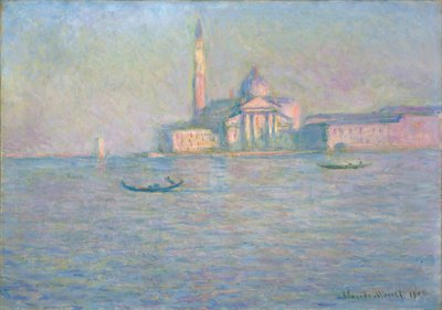 Kyrkan San Giorgio Maggiore, Venedig, 1908 av Claude Monet