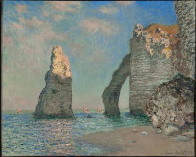 The Cliffs at Etretat  av Claude Monet