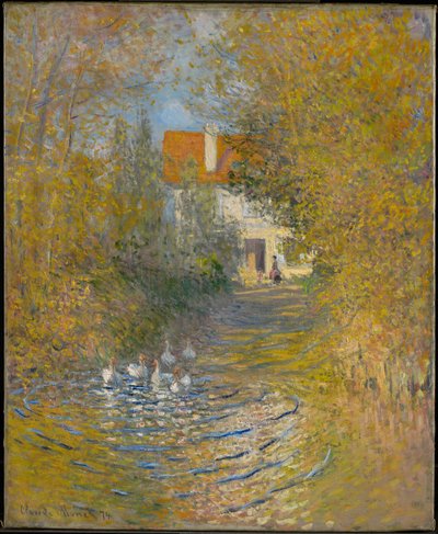 Gässen av Claude Monet