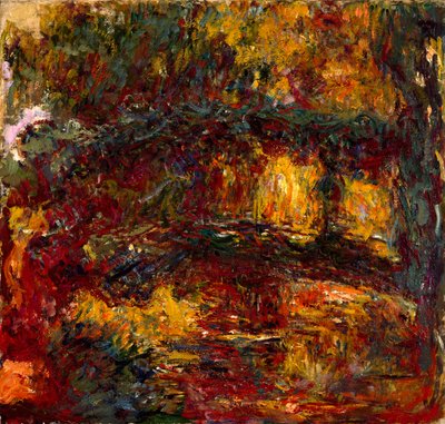 Japanska bron, 1923 av Claude Monet
