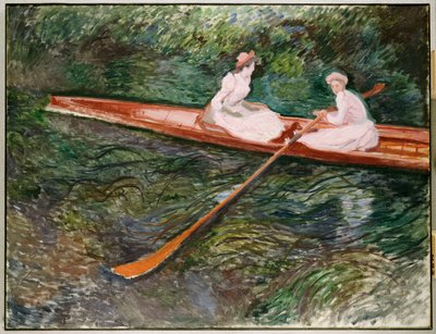 Den rosa roddbåten av Claude Monet