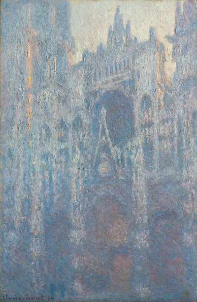 Portalen av Rouen katedral i morgonljus av Claude Monet