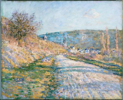 Vägen till Vétheuil av Claude Monet