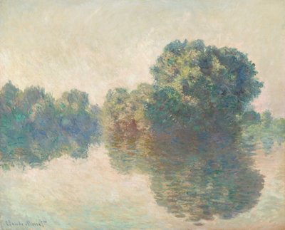 Seine vid Giverny av Claude Monet