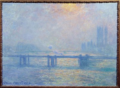 Themsen vid Charing Cross, London av Claude Monet
