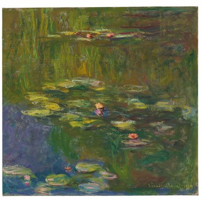 Näckrosdammen, 1919 av Claude Monet