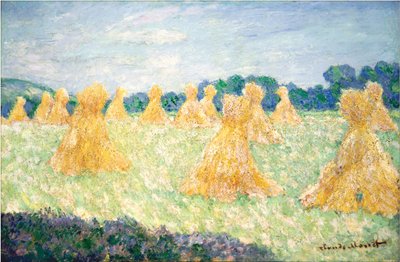 The Young Ladies of Giverny, Sun Effect, 1894 av Claude Monet