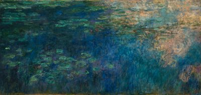 Nymforna (olja på duk av Claude Monet