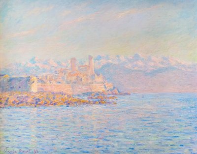 Det gamla fortet i Antibes av Claude Monet
