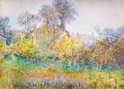 Fruktträdgården, c. 1874 (olja på duk) av Claude Monet