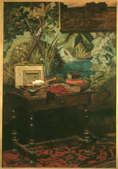 En verkstadshörna av Claude Monet