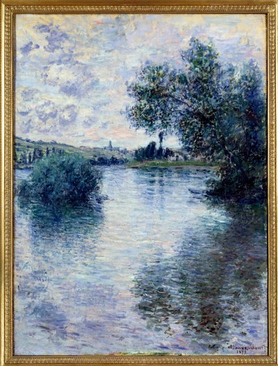Vetheuil-målning av Claude Monet (1840-1926) 1879 sön. 0,8x0,6 m Rouen, musee des Beaux Arts av Claude Monet
