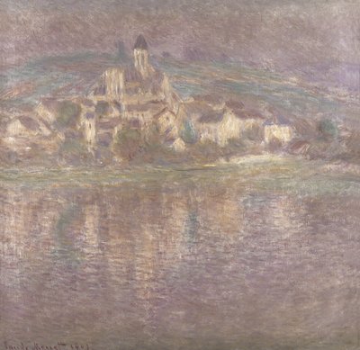 Vetheuil, solnedgång, 1901 av Claude Monet