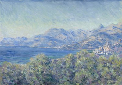 Utsikt över Ventimiglia av Claude Monet