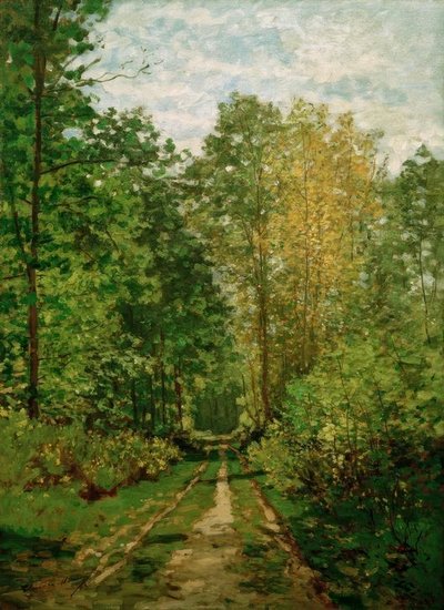 Skogsstig av Claude Monet